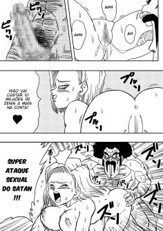 18-gou to Mister Satan!! Seiteki Sentou! - Foto 