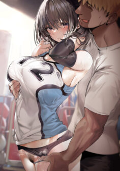 Koushinchou Volley-bu no Seisokei Kanojo ga Senpai no Mono ni Natte Shimau Ichibushijuu - Foto 