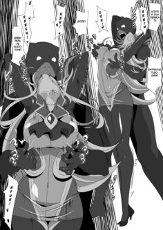 Heroine Harassment Shirogane no Anbarerl Hen Hitojichi o Torarete Nasu Subenaku Dosukebe Hero ni Kegasareru Aku no Onna Kanbu - Foto 